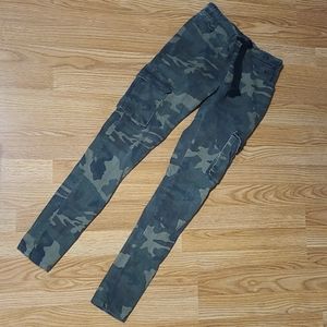 American Bazi Camo Skinny Cargo Pants